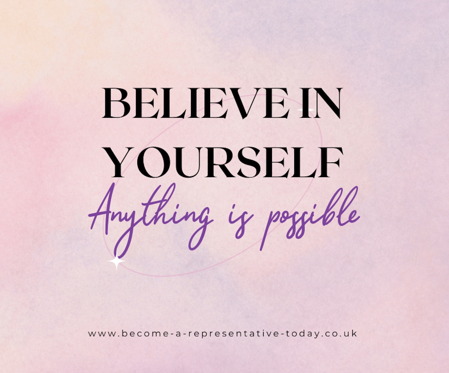 Believe in yourself...Anything is possible